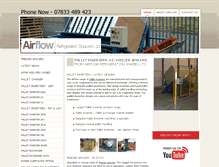 Tablet Screenshot of airflowspacers.co.uk